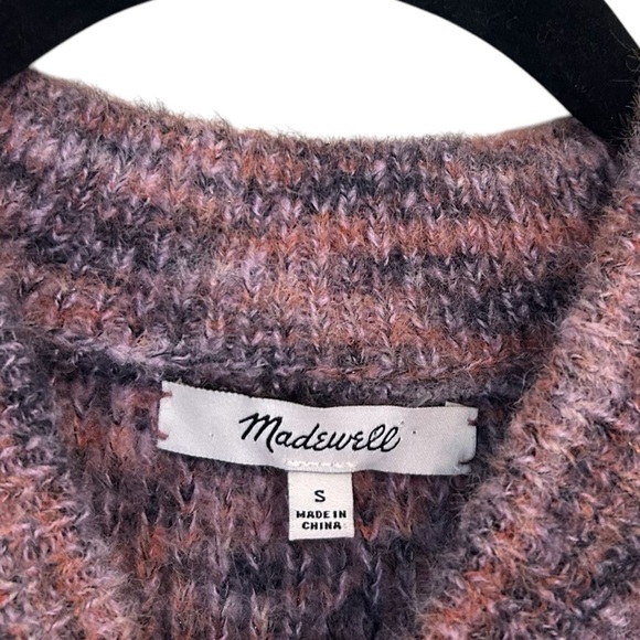 Madewell Space-Dyed Eaton Puff-Sleeve Pullover Sweater- Size Small - Picture 9 of 12